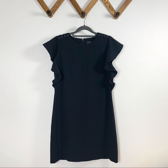 Laundry By Shelli Segal Dresses & Skirts - LAUNDRY SHELLI SEGAL black ruffle sleeve dress✨sz8